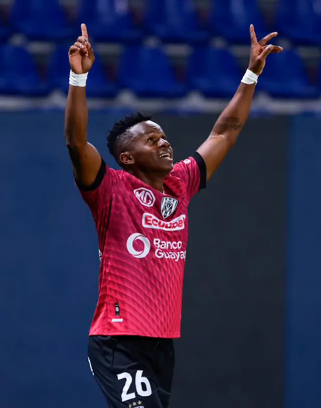 Juan Cazares viene de marcar gol con Independiente del Valle.   