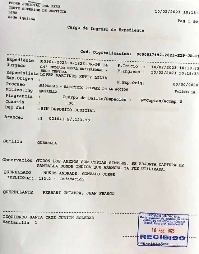  Ferrari inició juicio contra Núñez por sus controversiales declaraciones. (Foto: Fito Palao)   