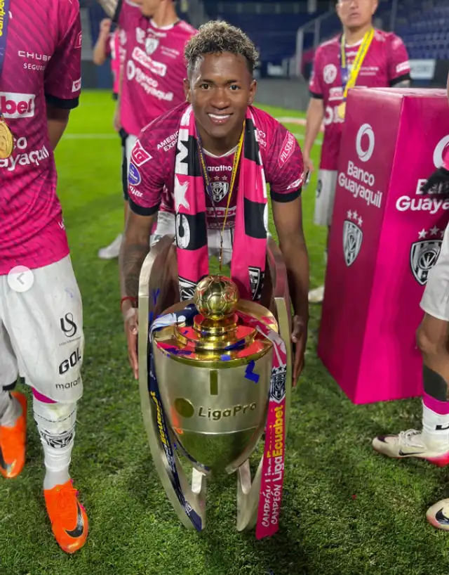 Emerson Pata salió campeón con Independiente del Valle.   