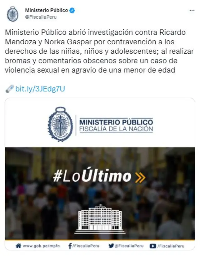 Captura: Fiscalía de la Nación.   