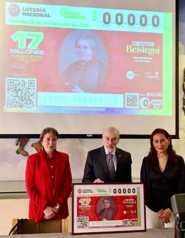 Lotería Nacional develó billete del Sorteo Superior 2705.   