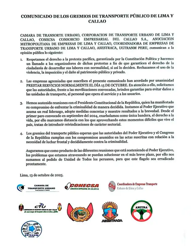 paro del 15 de octubre paro del 15 de octubre