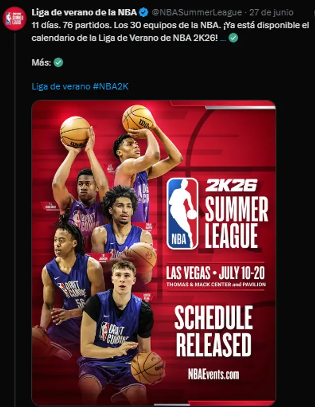 Summer League NBA 2K26