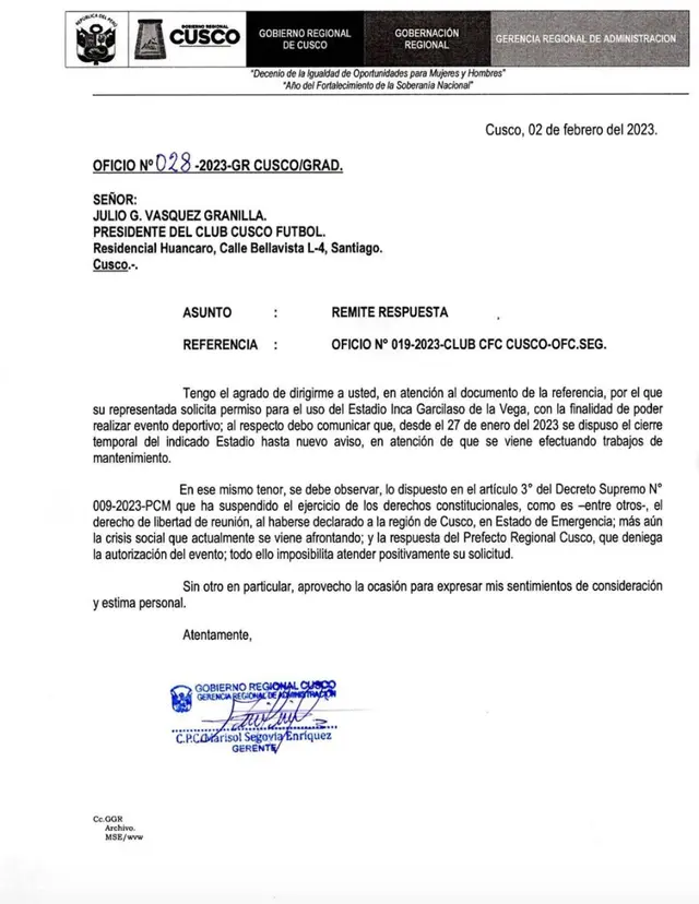 Cusco FC vs Sport Huancayo