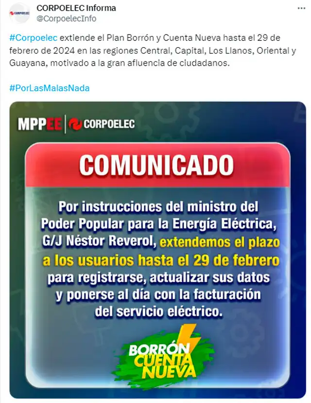 Plan Borrón y Cuenta Nueva 