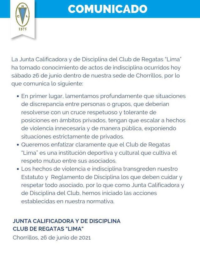 (Foto: Club Regatas Lima)   
