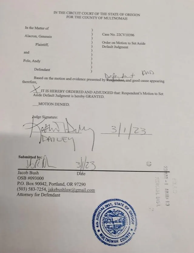 Caso Andy Polo
