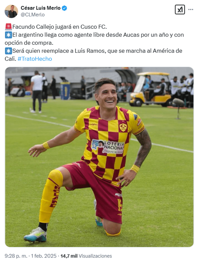 Facundo Callejo, Cusco FC