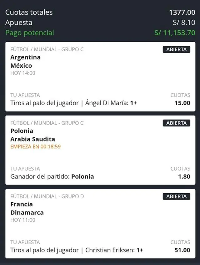 apuesta
