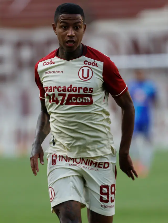 Andy Polo con Universitario en el 2022.