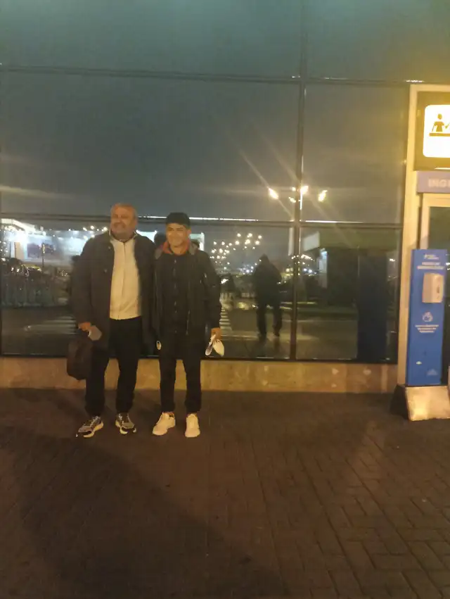 Cristian Vega viajó a Chile.
