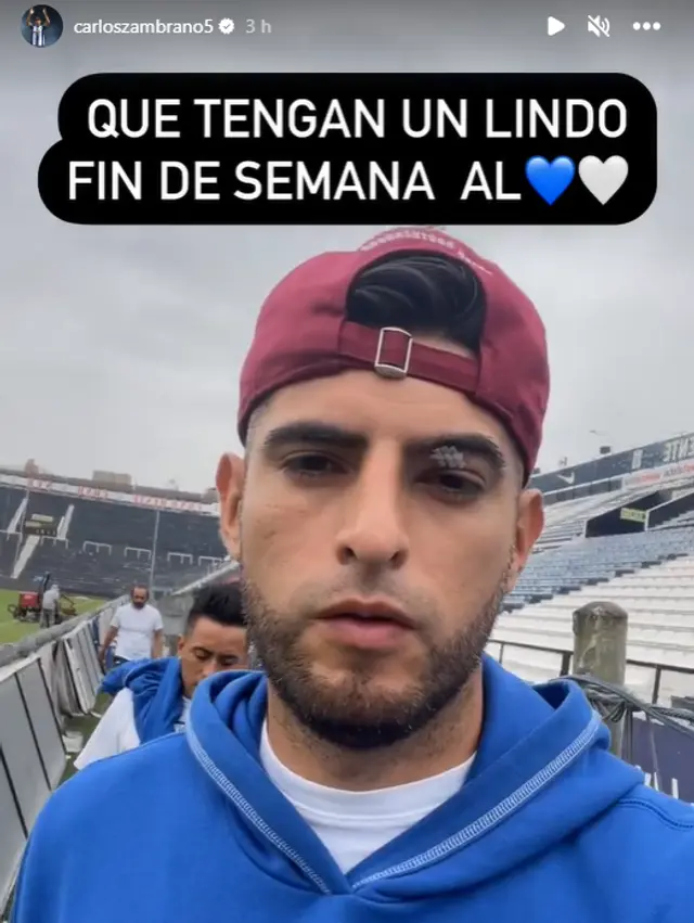 Carlos Zambrano mostró como luce su rostro tras codazo en triunfo ante UCV.