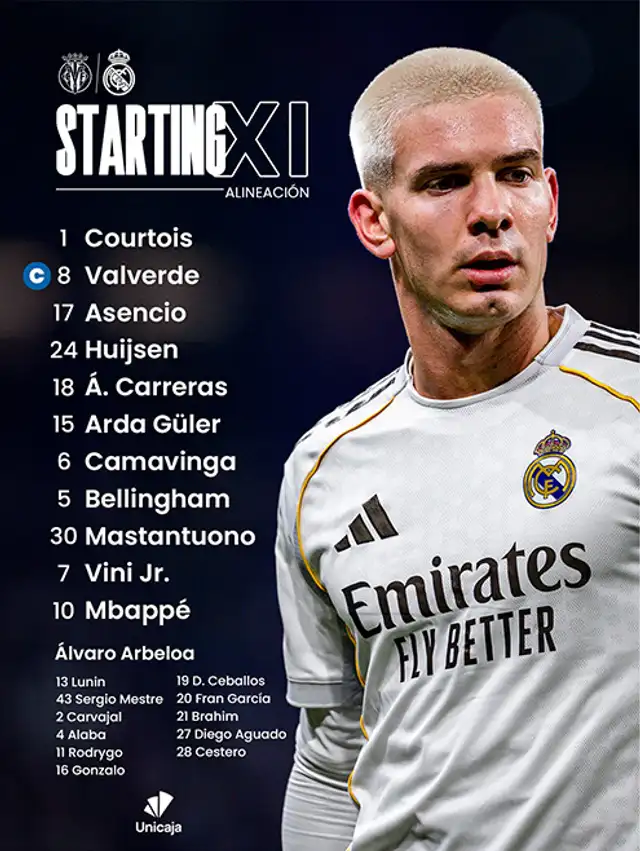 Real Madrid vs Villareal