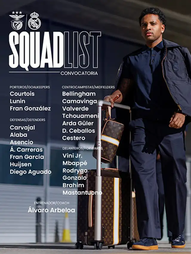 Real Madrid vs Benfica