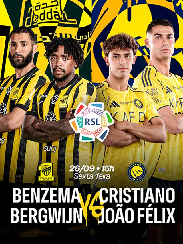 Al Ittihad vs Al Nassr, Cristiano Ronaldo vs Karim Benzema