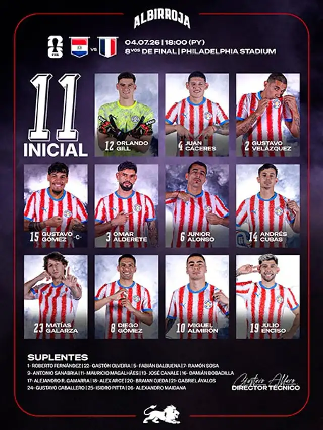 Paraguay vs Francia