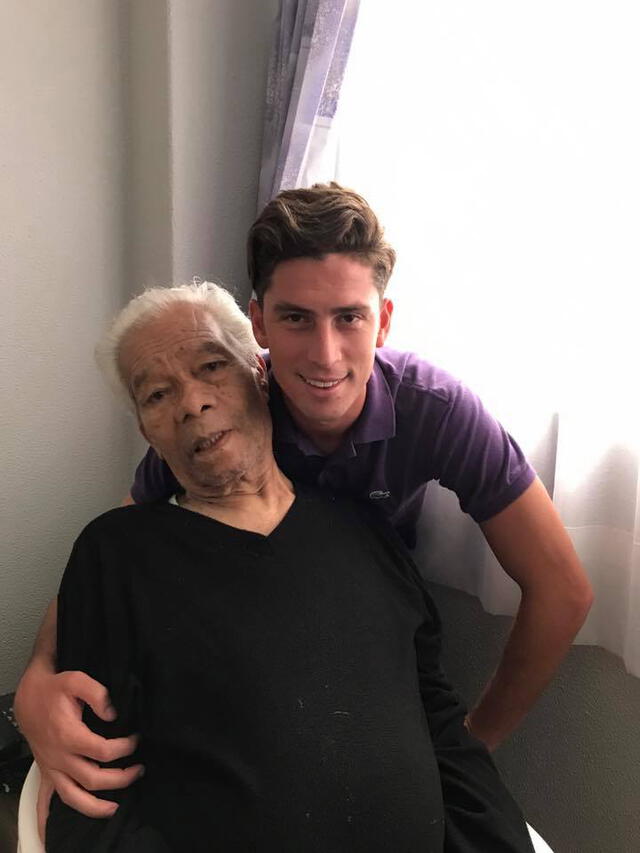 Walter Ormeño junto a Santiago Ormeño