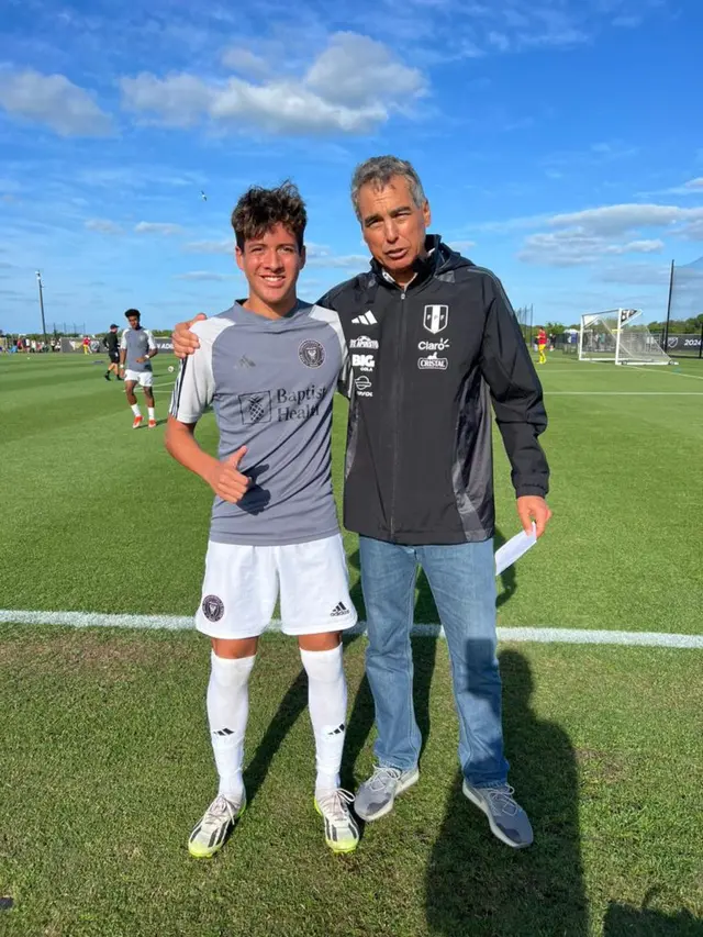 Peruano en Inter Miami junto a 'Chemo' del Solar