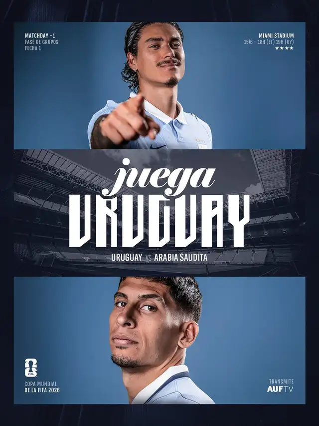 Uruguay vs Arabia Saudita, Mundial 2026