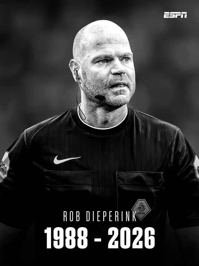 Falleció a los 38 años Rob Dieperink, árbitro que fue excluido del Mundial 2026 Falleció a los 38 años Rob Dieperink, árbitro que fue excluido del Mundial 2026