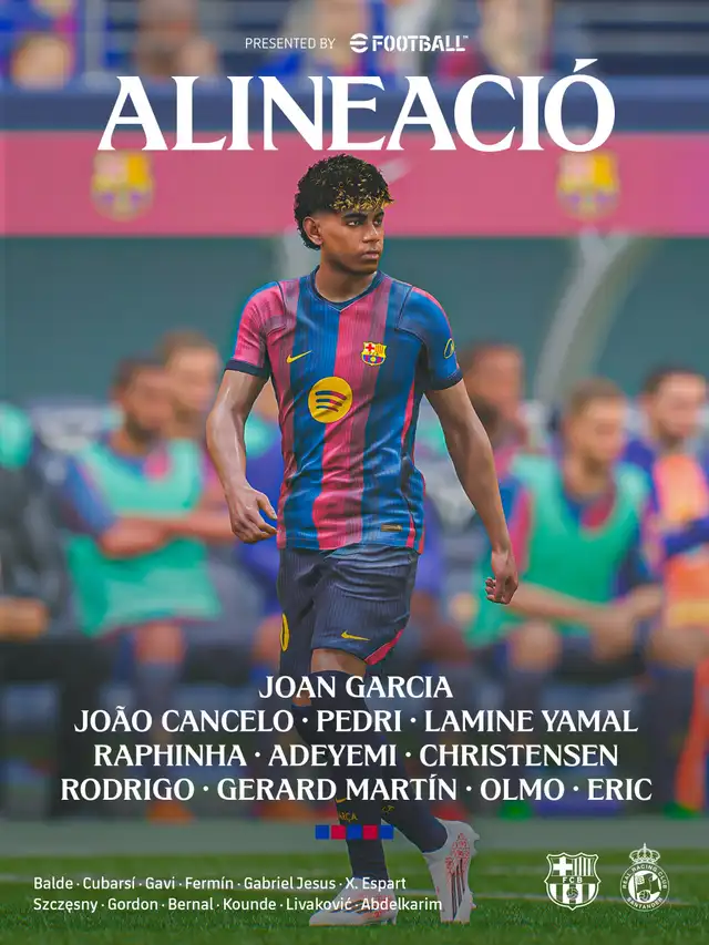 Alineación confirmada de Barcelona
