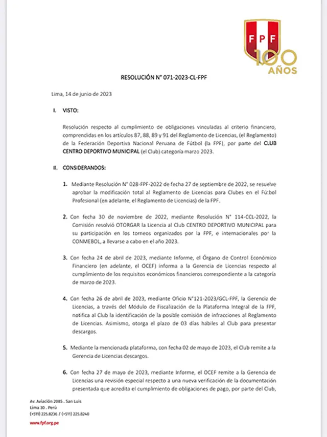 Deportivo Municipal
