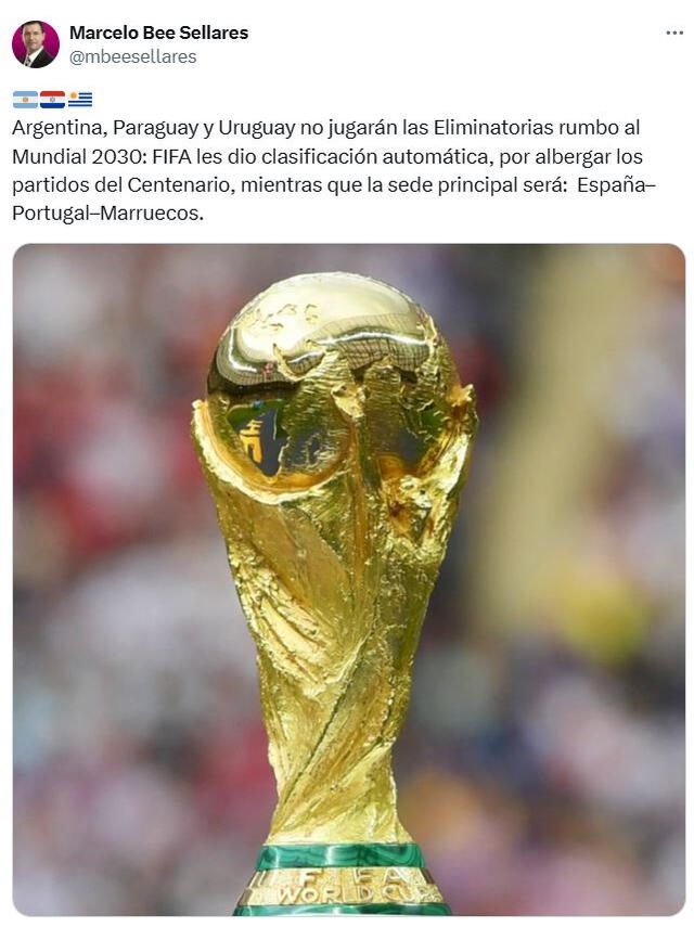 FIFA, Mundial 2030