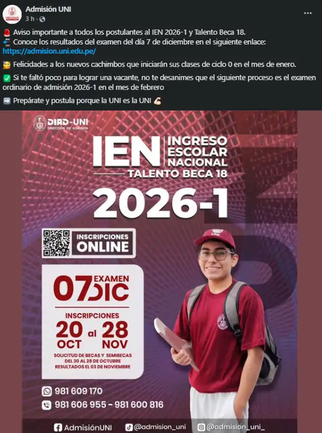 resultados UNI resultados UNI