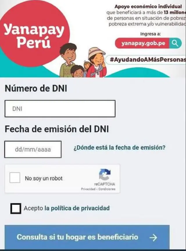 Bono Yanapay 2022, Bonos 2022