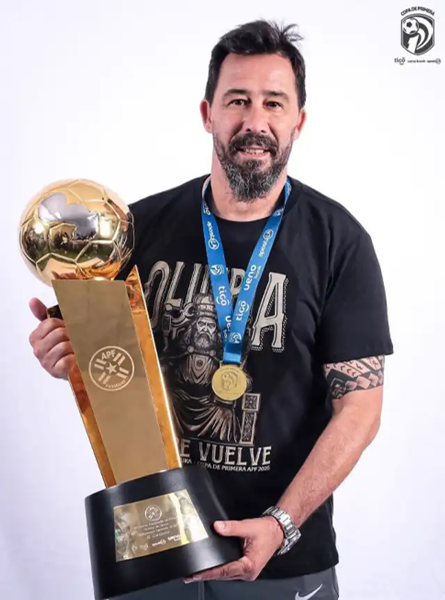 Pablo Sánchez acaba de ser campeón con Olimpia