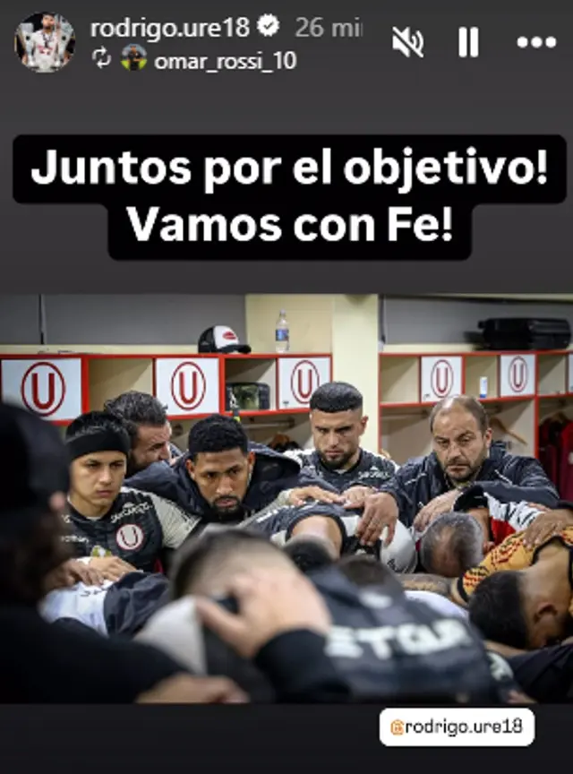 La publicación que Rodrigo Ureña compartió en su cuenta de Instagram   