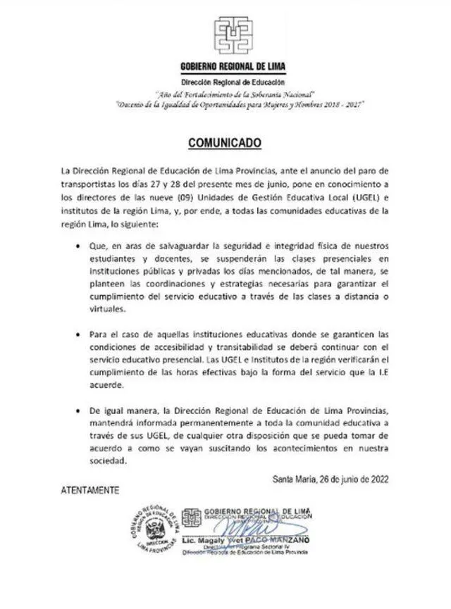 paro de transportes suspenden clases presenciales lima provincias paro de transportes suspenden clases presenciales lima provincias