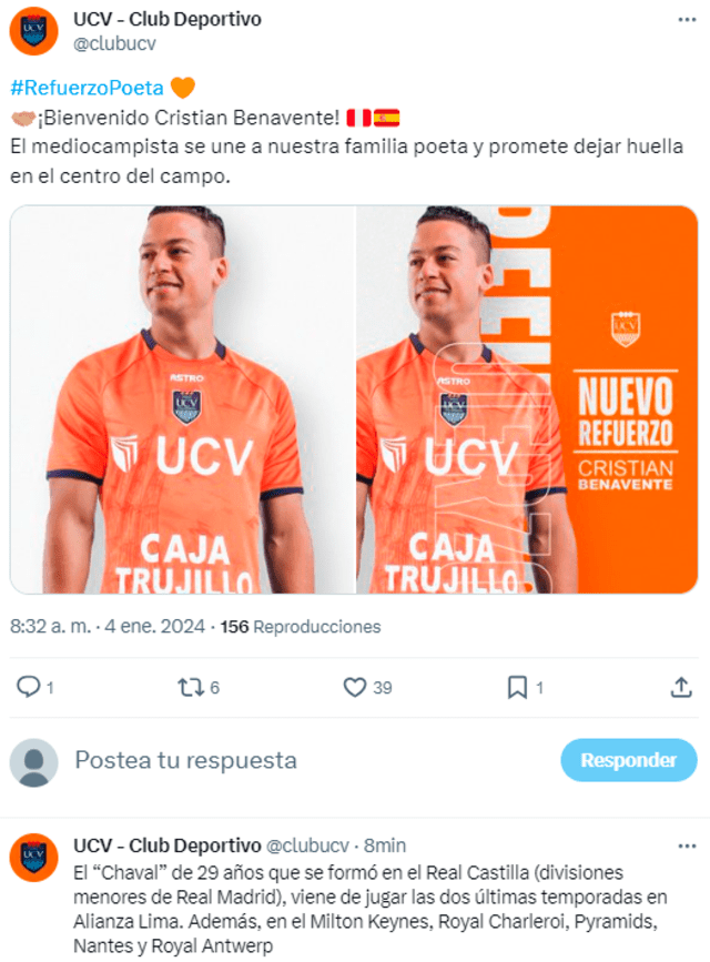 Cristian Benavente César Vallejo 