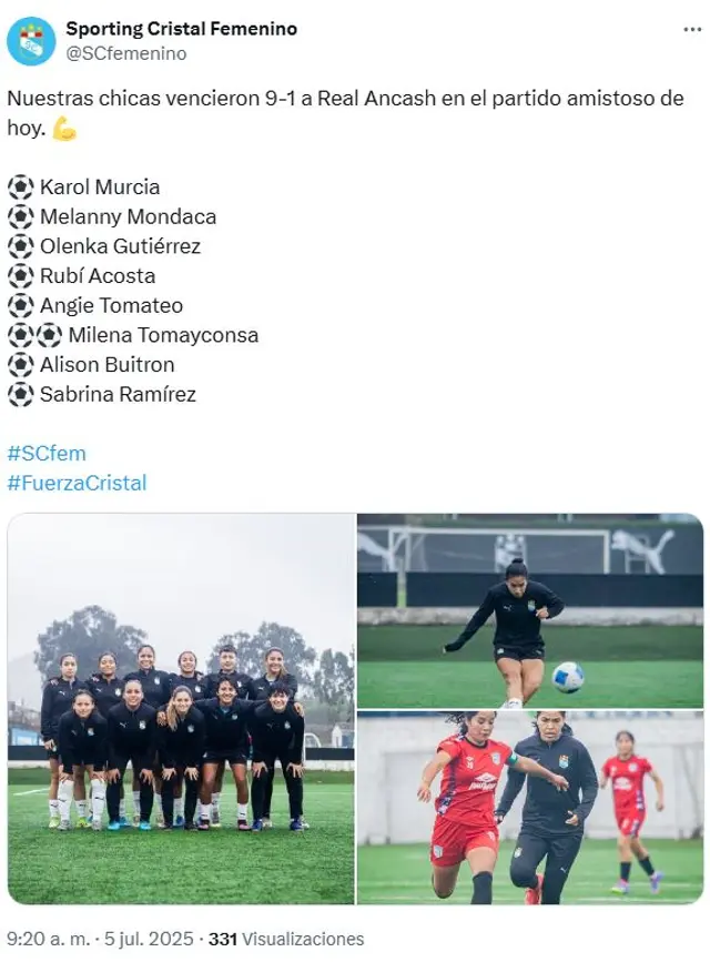 Sporting Cristal Femenino