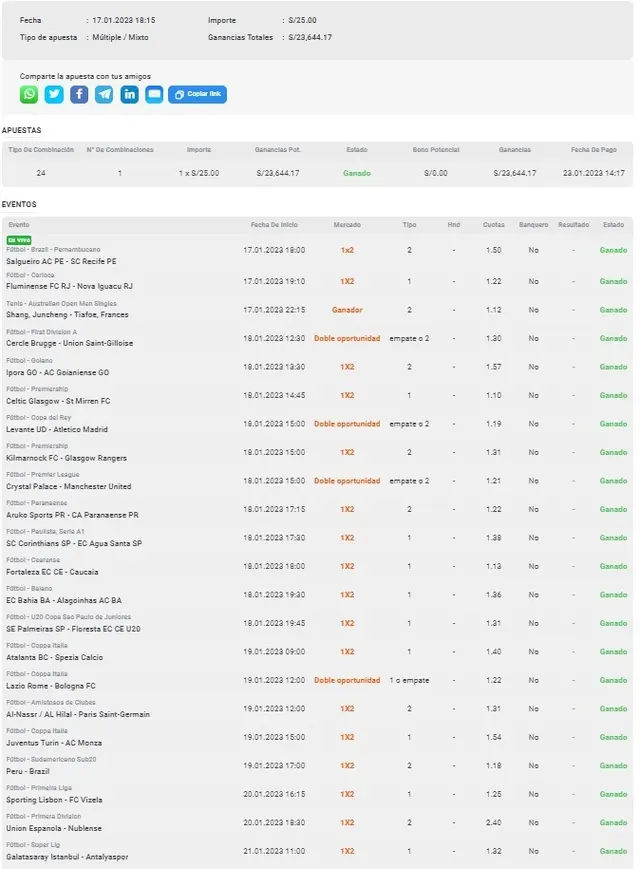 apuesta deportiva