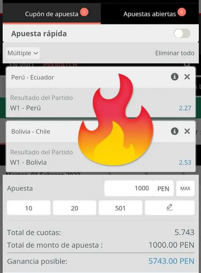 Perú vs Ecuador apuestas