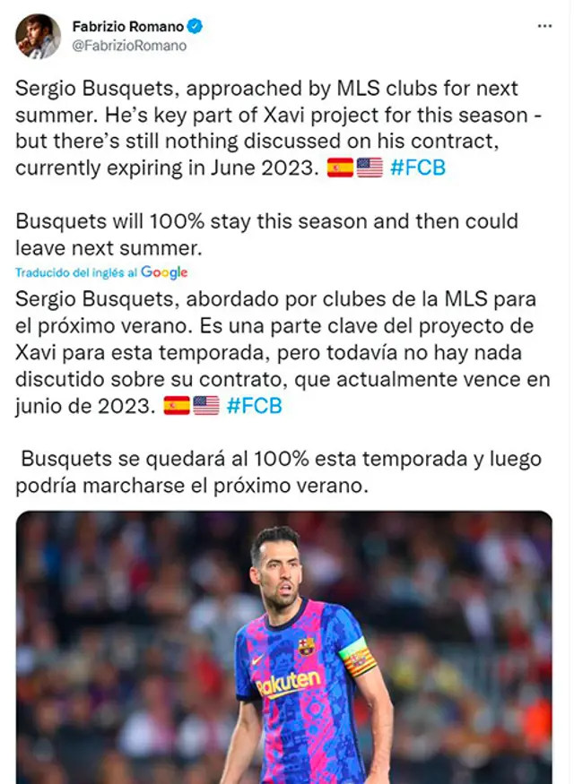 Sergio Busquets Barcelona