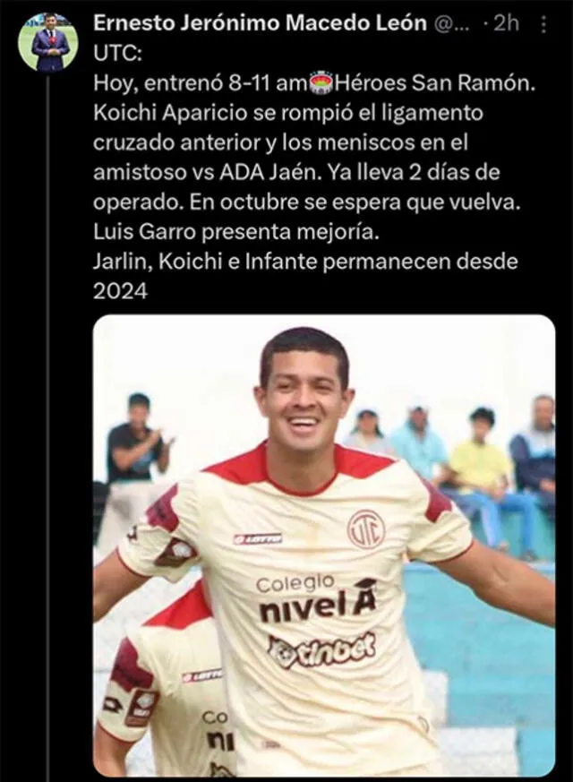 Universitario vs UTC