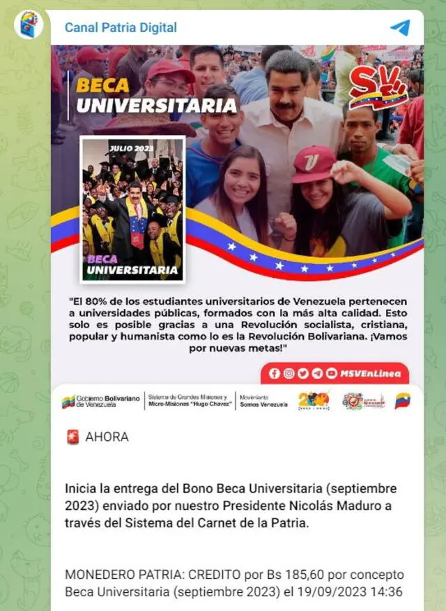 Bono Beca Universitaria Bono Beca Universitaria