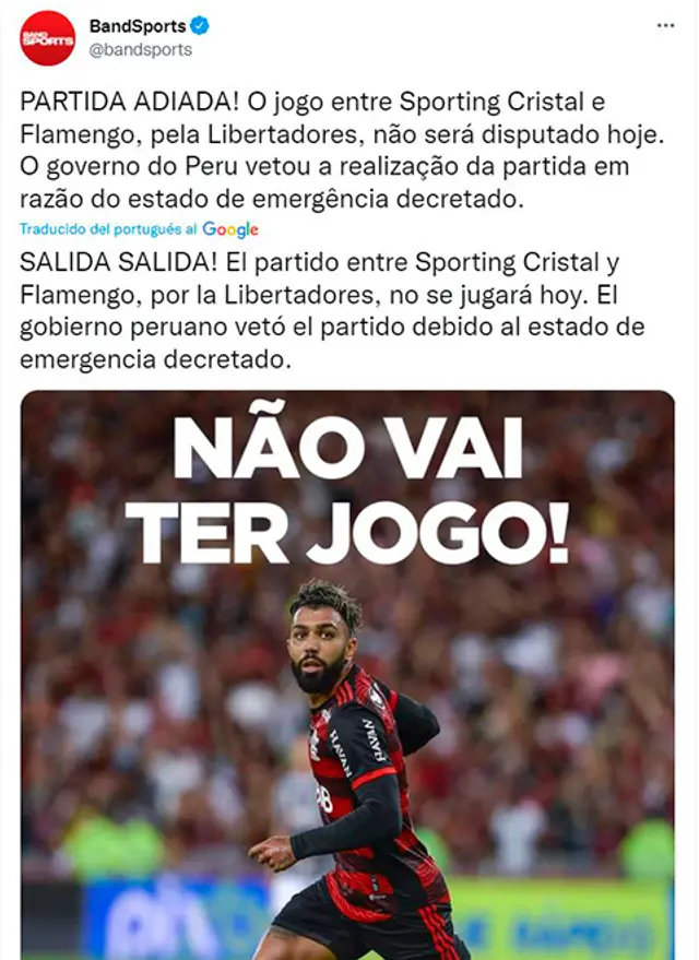 Sporting Cristal vs Flamengo
