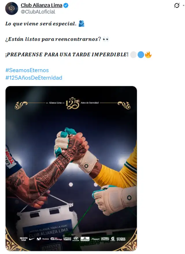 Alianza Lima se enfrentará a Deportivo Cali