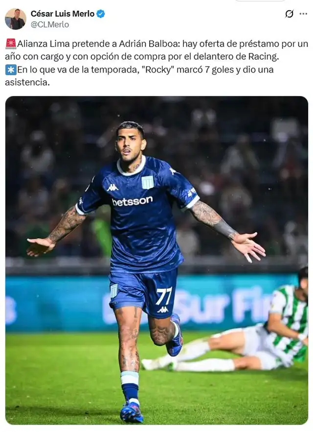 Adrián Balboa, Alianza Lima Adrián Balboa, Alianza Lima