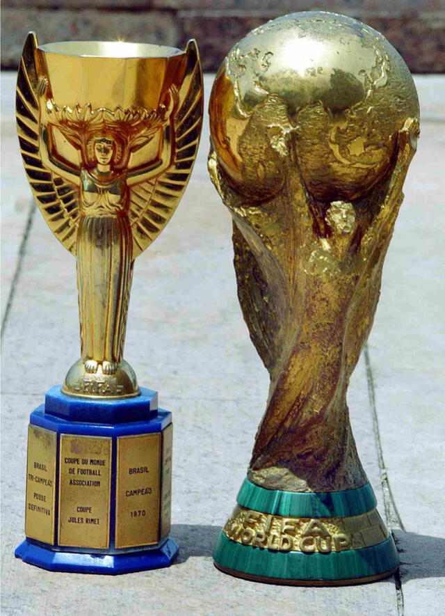 Antigua y nueva Copa del Mundo