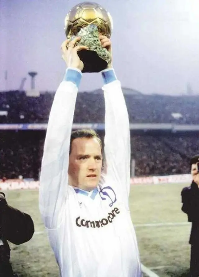 Igor Belanov ganó el Balón de Oro de 1986.