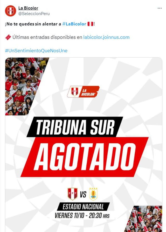 Perú vs Uruguay