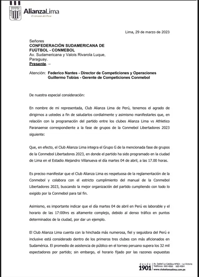 Alianza Lima, Copa Libertadores