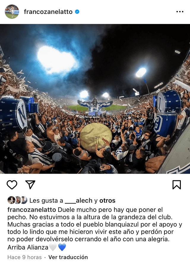 Franco Zanelatto, Alianza Lima Franco Zanelatto, Alianza Lima