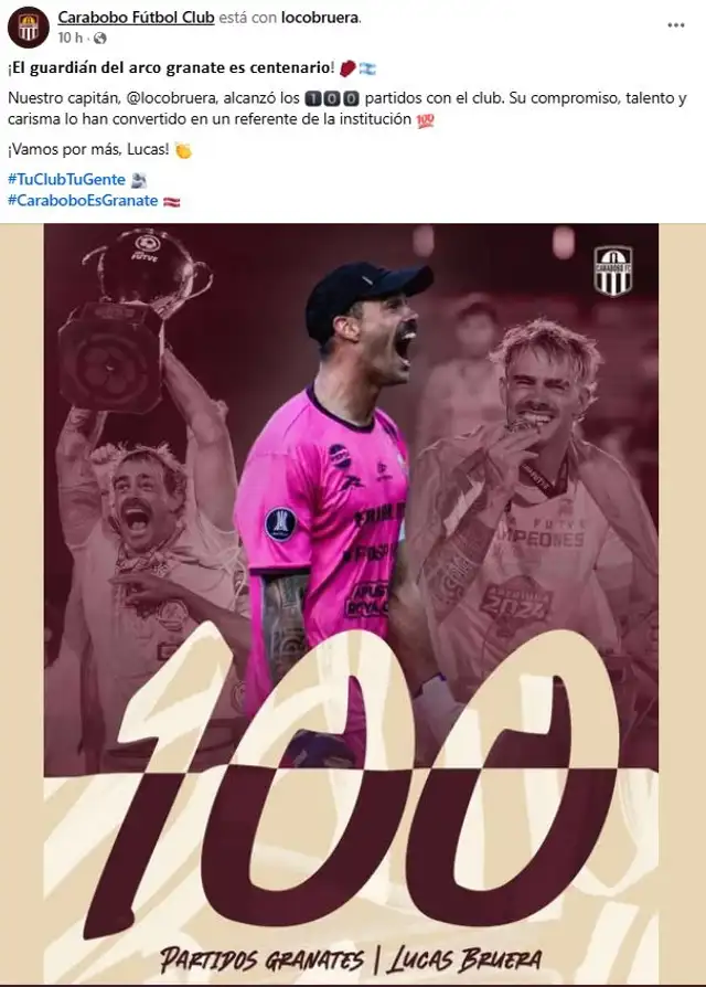 Lucas Bruera, Carabobo