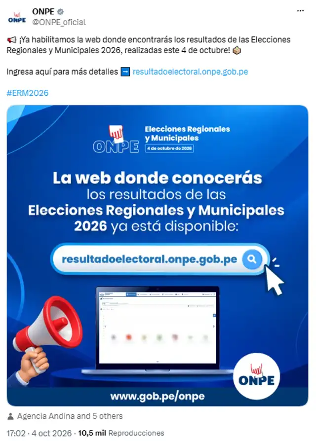 ONPE resultados elecciones 2026 ONPE resultados elecciones 2026