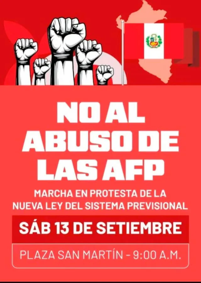 Marcha este 13 de septiembre Marcha este 13 de septiembre